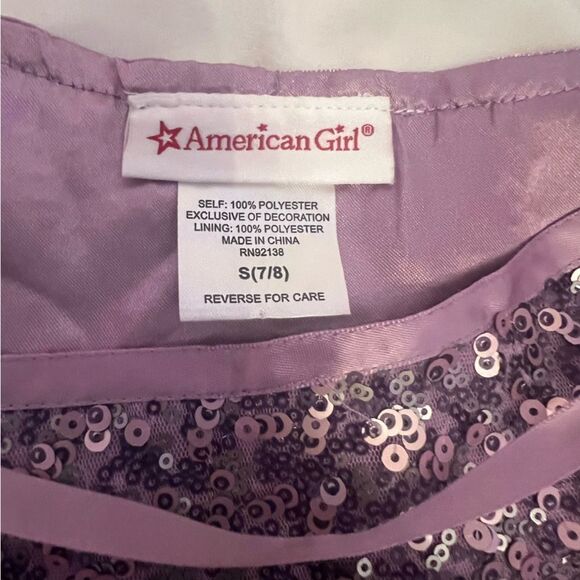 American girl kids skirt size small 7/8 with sequins - Picture 6 of 6